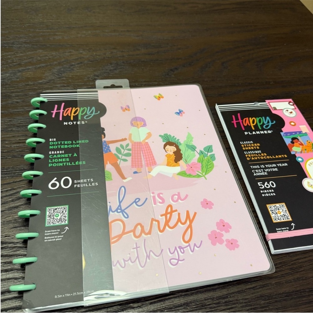 Happy Planner Squad Goals Big Notebook and Sticker | NWT - Picture 9 of 9